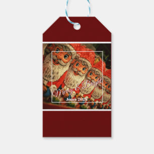 Weihnachtsmann-Schokolade benutzerdefiniertes Skri Geschenkanhänger