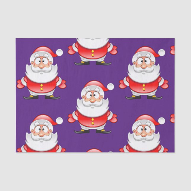 Weihnachtsmann Seidenpapier (Vorderseite)