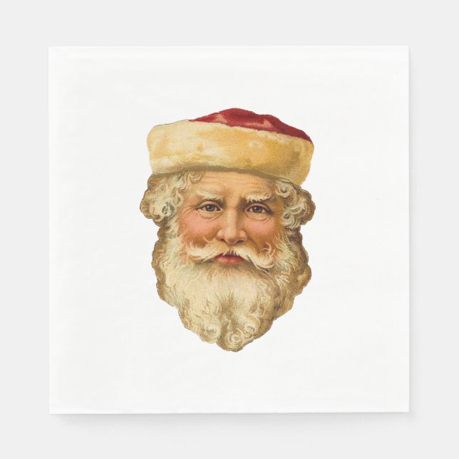 Weihnachtsmann Serviette (Vorderseite)