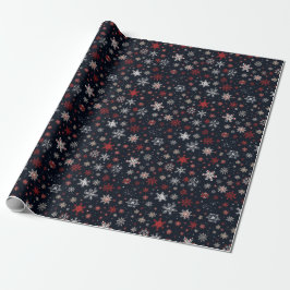 Weihnachtsmann Snowflake Weihnachtsgeschenk Wrap Geschenkpapier