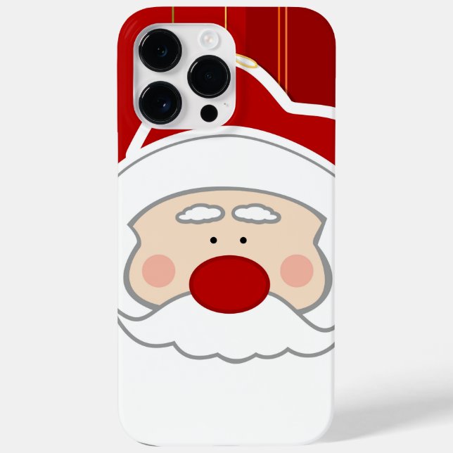 Weihnachtsmann-Spaß Case-Mate iPhone 14 Pro Max Hülle (Rückseite)