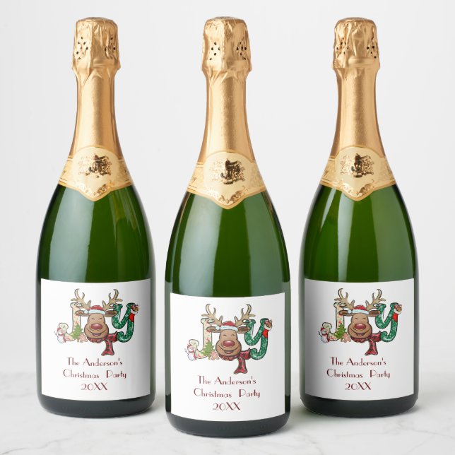 Weihnachtsmann-Spaß-Weihnachtsfeier    (Flaschen)