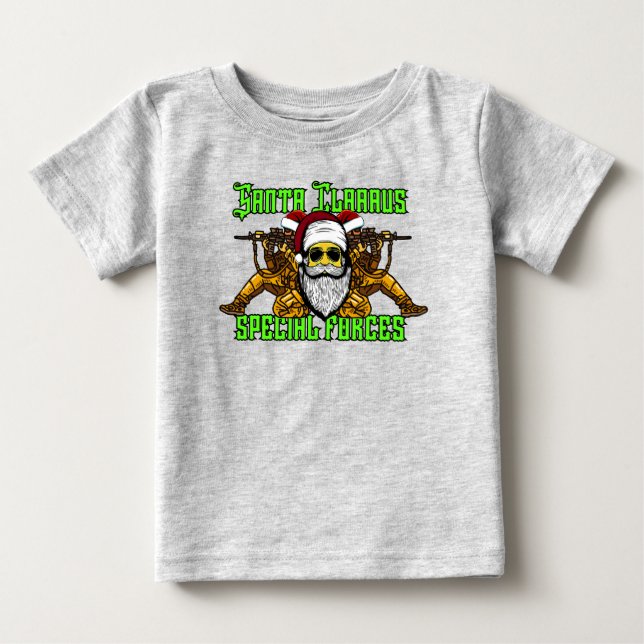 Weihnachtsmann, Spezialeinheiten, Armee Baby T-shirt (Vorderseite)