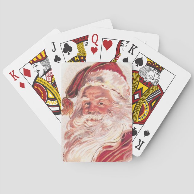 Weihnachtsmann Spielkarten (Rückseite)