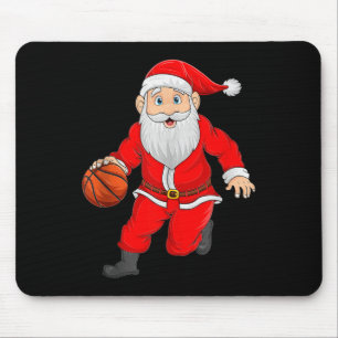 Weihnachtsmann spielt Basketball Xmas lustige Srts Mousepad
