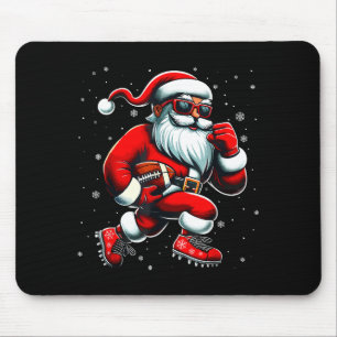 Weihnachtsmann spielt Fußball Männer Jungen Weihna Mousepad