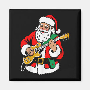 Weihnachtsmann spielt Gitarre Rock Xmas Stimmung L Magnet