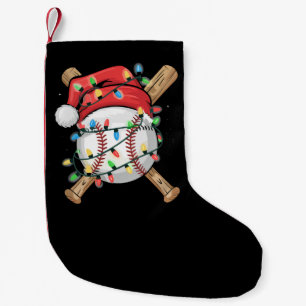 Weihnachtsmann Sport Weihnachten Baseballspieler  Kleiner Weihnachtsstrumpf