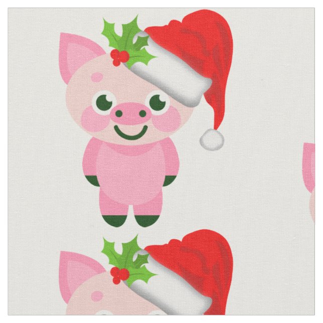 Weihnachtsmann Stoff (Nahaufnahme)