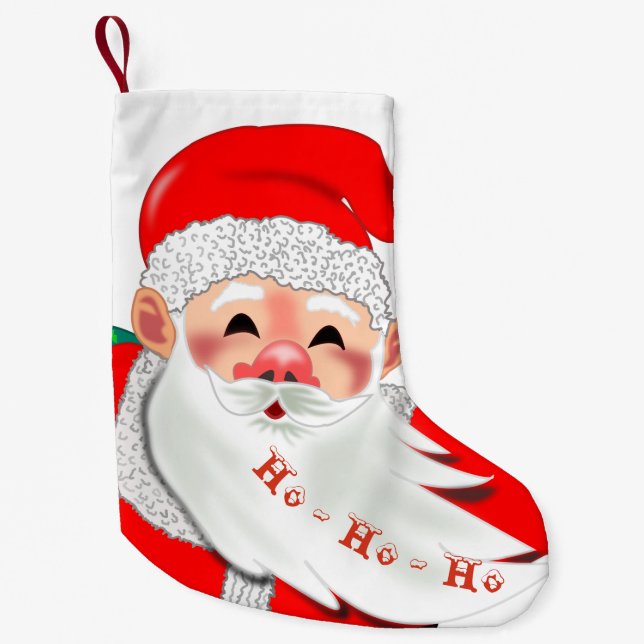 Weihnachtsmann-Strumpf Kleiner Weihnachtsstrumpf (Vorderseite)