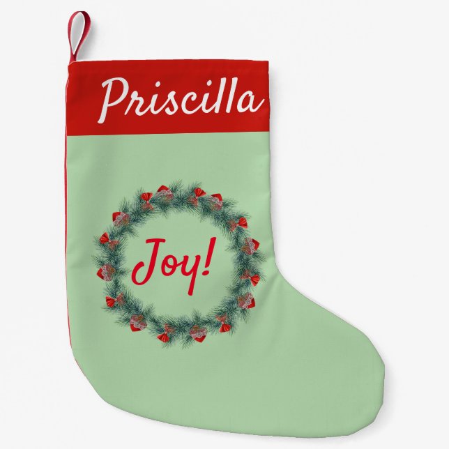 Weihnachtsmann-Strumpf Kleiner Weihnachtsstrumpf (Vorderseite)