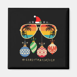 Weihnachtsmann Sungles Beach Weihnachten im Juli M Magnet