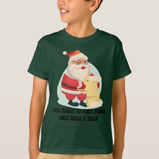 Weihnachtsmann T-Shirt (Vorderseite)