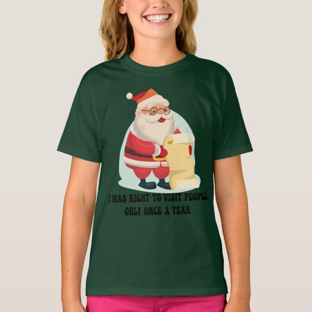 Weihnachtsmann T-Shirt (Vorderseite)