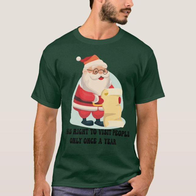 Weihnachtsmann  T-Shirt (Vorderseite)