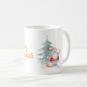 Weihnachtsmann Tannenbaum Weihnachten Kaffeetasse