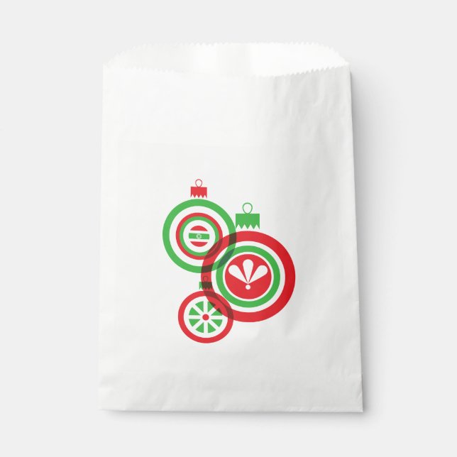 Weihnachtsmann-Tasche Geschenktütchen (Vorderseite)