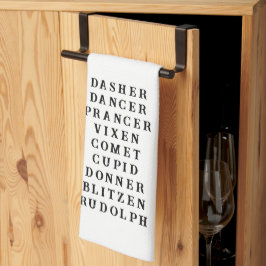 Weihnachtsmann Thema Küche Handtuch