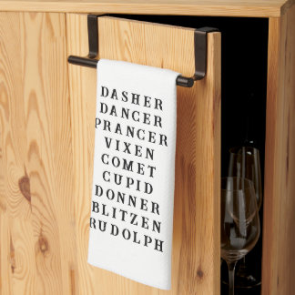 Weihnachtsmann Thema Küche Handtuch