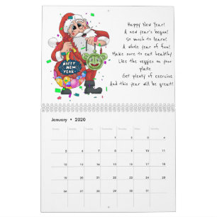 Weihnachtsmann themenorientiert kalender