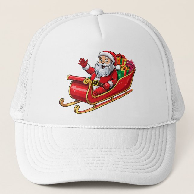 Weihnachtsmann Truckerkappe (Vorderseite)