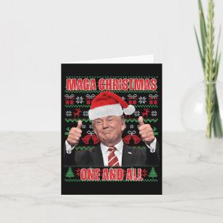 Weihnachtsmann Trump Spaß Funny Trump Xmas 1 Karte