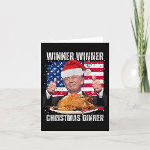 Weihnachtsmann Trump Spaß Funny Trump Xmas Karte