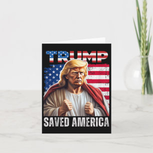 Weihnachtsmann Trump Spaß Funny Trump Xmas Tank Karte