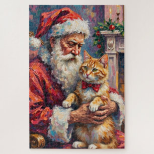 Weihnachtsmann Türkisch Angora Katze Weihnachtskun