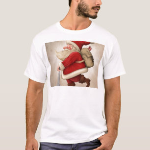 Weihnachtsmann und der Stoßroller T-Shirt