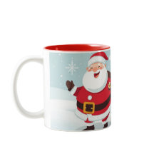 Weihnachtsmann und die Rentiere