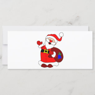 Weihnachtsmann und Geschenktüte