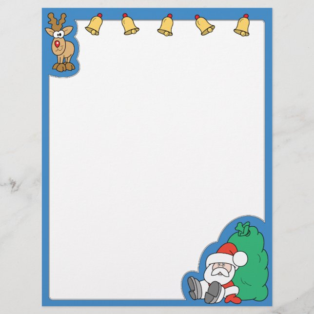 Weihnachtsmann und Reindeer (Vorderseite)