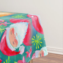 Weihnachtsmann und Rentiere