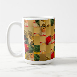 Weihnachtsmann und Weihnachtsbaum Kaffeetasse