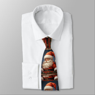 Weihnachtsmann und Weihnachtskrawatte Krawatte