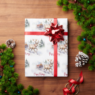 Weihnachtsmann und Weihnachtsmann Geschenkpapier