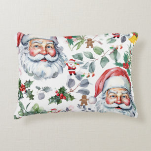 Weihnachtsmann und Weihnachtsüberzug Dekokissen