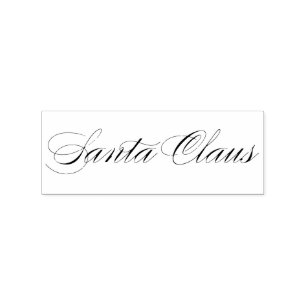 Weihnachtsmann Unterschrift Weihnachten V Gummistempel