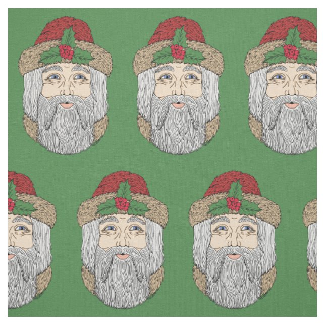 Weihnachtsmann/Vater Weihnachten Stoff (Muster)