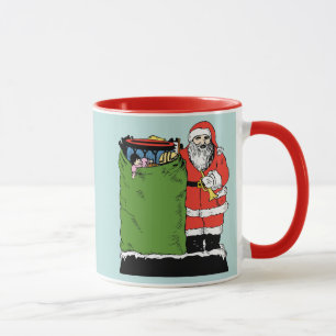 WEIHNACHTSMANN VINTAGE-KOFFETASSEN TASSE