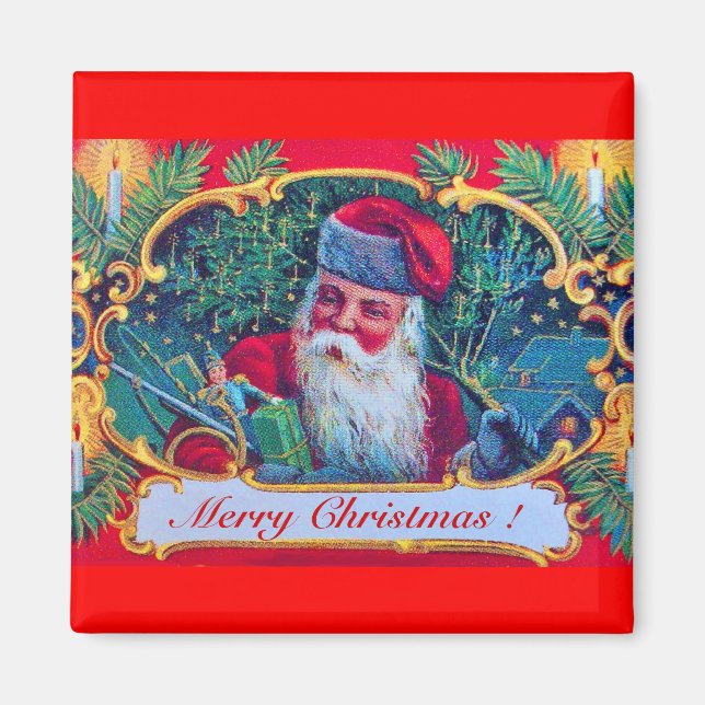 WEIHNACHTSMANN VINTAGE MAGNET (Vorne)
