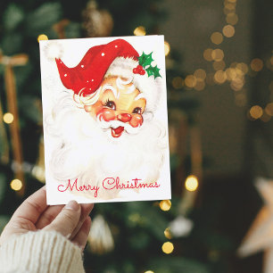 Weihnachtsmann Vintage Weihnachten Feiertag Postka
