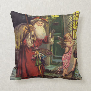 Weihnachtsmann Vintage Weihnachten Festlich Kissen