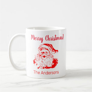 Weihnachtsmann Vintage Weihnachten Kaffeetasse
