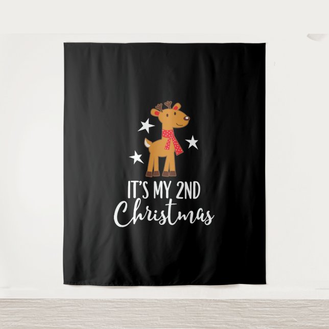 Weihnachtsmann Wandteppich (Vorderseite)
