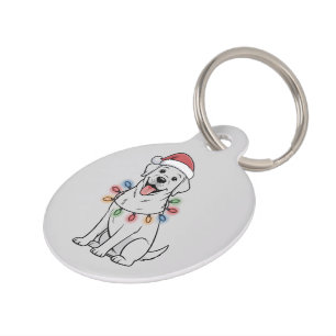 Weihnachtsmann Weihnachten Hundeliebhaber Labrador Haustiermarke