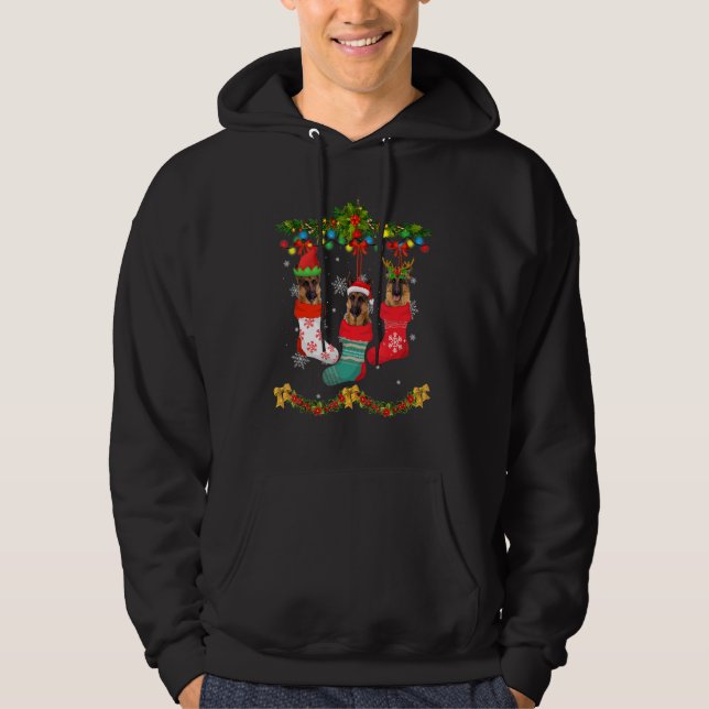 Weihnachtsmann Weihnachten Weihnachtsmann Weihnach Hoodie (Vorderseite)