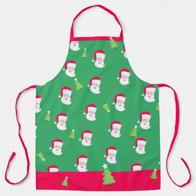 Weihnachtsmann, Weihnachts-Allround-Print-Schürze Schürze (Vorderseite)