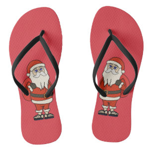 Weihnachtsmann-Weihnachts-Flip-Flops Flip Flops